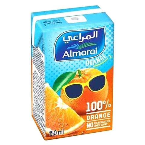 عصير برتقال المراعي 100٪ 150 مل
