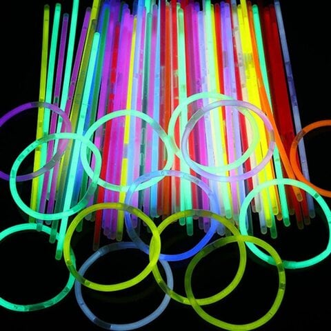 Party Fluorescence Light Glow Sticks Bracelets Necklaces, Neon