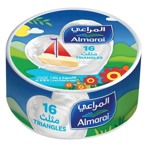 اشتري جبنة المراعي مثلثات مغذية بزيت نباتي 240جرام × 16 قطعة في السعودية