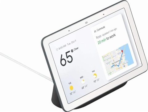 Google - Home Hub with Google Assistant - Charcoal