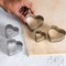 Royalford 5 Pcs Cookie Cutter Set, Stainless Steel, RF10278 - Premium-Quality, Food Grade Material, Heart Shaped Cookie Cutters With Premium Stainless Steel
