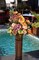 LINGWEI Big Wooden Cylendrical Shaped Pots Flower Barrels Flower Planter Flower Vase Round Planting Pots Garden Flower Pot