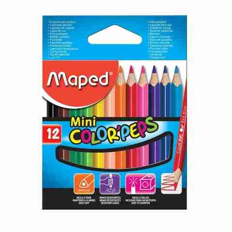 مابيد أقلام تلوين ميني 12 لون 