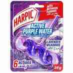 Buy Harpic Active Blue Water Toilet Cleaner Rim Block, Lavender Meadows, 35g in Kuwait