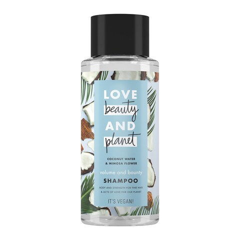 Buy Love Beauty and Planet Shampoo Volume and Bounty Coconut Water  Mimosa Flower 400ml in Saudi Arabia