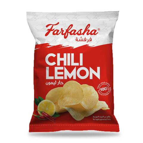 Buy Farfasha Chili Lemon Potato Chips 75g in Saudi Arabia