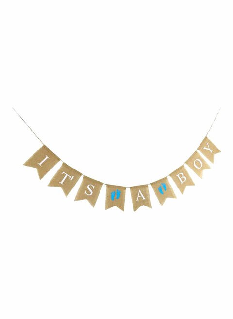 East Lady It&#39;s A Boy Decorative Pennant Banner