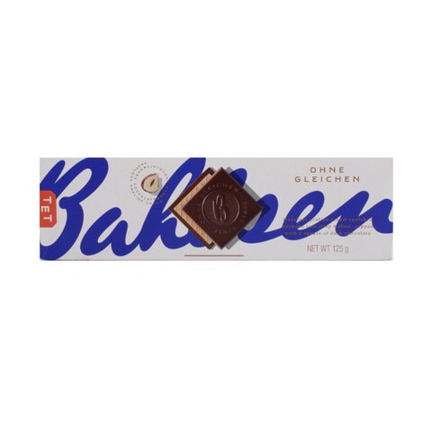 Bahlsen First ClassDark Waffer Chocolate With Hazelnut 125g