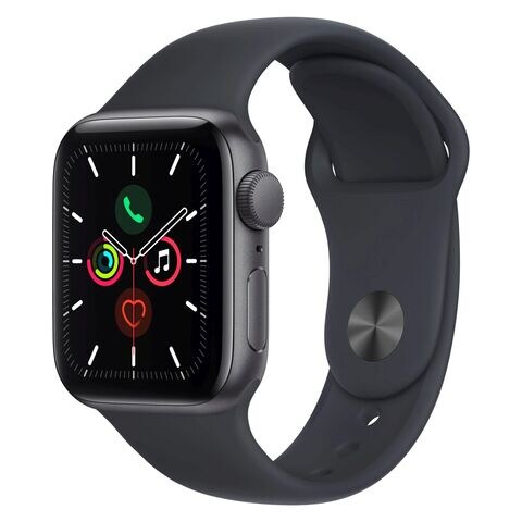 Apple Watch SE GPS + Cellular 40mm Aluminum Case With Smartwatch Band Midnight