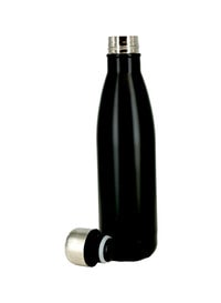 Rahalife Vacuum Insulated Stainless Steel Water Bottle, Sport Water Bottle Leak-Proof Double Wall Cola Shape Bottle, Keep Drinks Hot &amp; Cold - 500 ml, White/Black