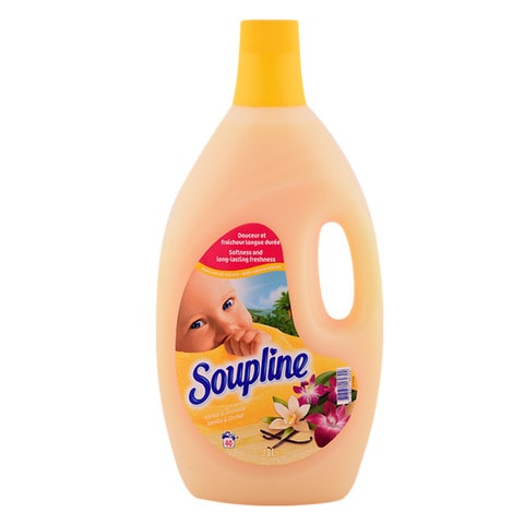Buy Soupline Diluted Vanilla And Orchid Fabric Softener 3L Online - Shop  Cleaning & Household on Carrefour Lebanon