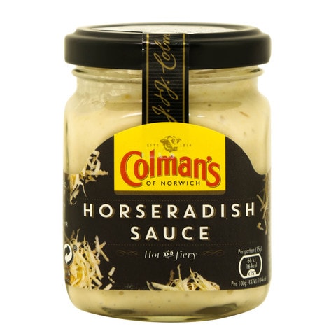 Colman&#39;s Hot And Fiery Horseradish Sauce 136g