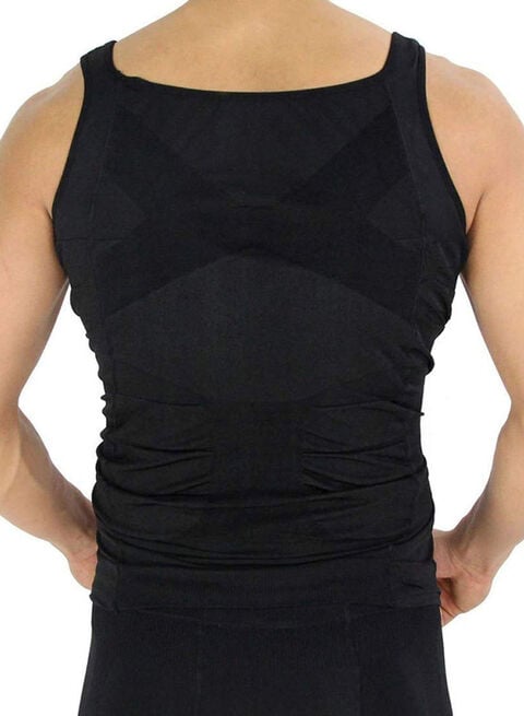 Men's Body Shaper Slimming Vest - Black in Surulere - Clothing