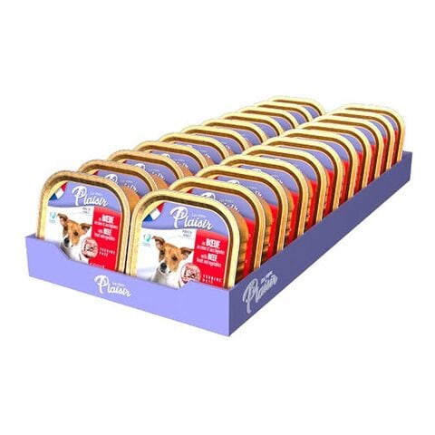 Plaisir Pate Beef Dogs Food 150g