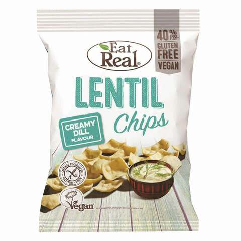 Eat Real Creamy Dill Lentil Chips 113g
