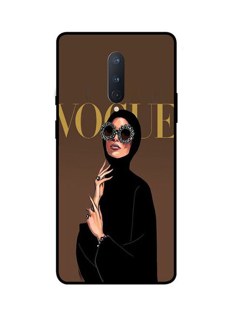 Theodor - Protective Case Cover For Oneplus 8 Black/Brown/Pink