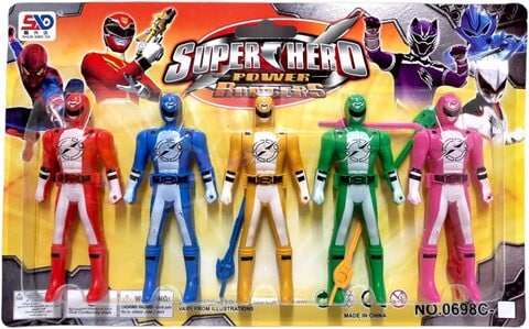 Power ranger action figure on sale set