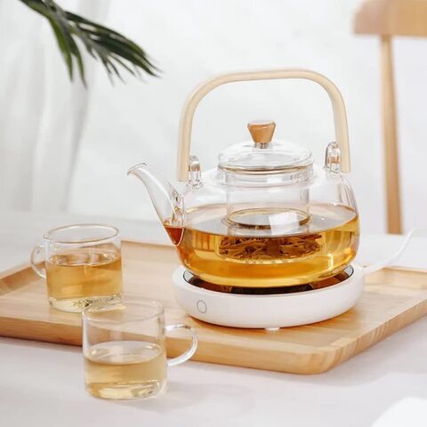 Buy Borosilicate Glass Teapot with Infuser, 1CHASE