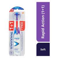 Sensodyne Rapid Action Soft Toothbrush White 2 PCS