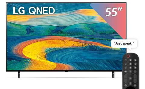 LG TV - 55-inch 4K UHD QNED Smart with Built-in Satellite Receiver - 55QNED7S6QA