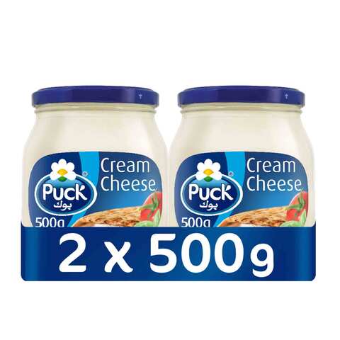 Puck Cream Analogue Cheese Spread 500g &times; 2 Pieces