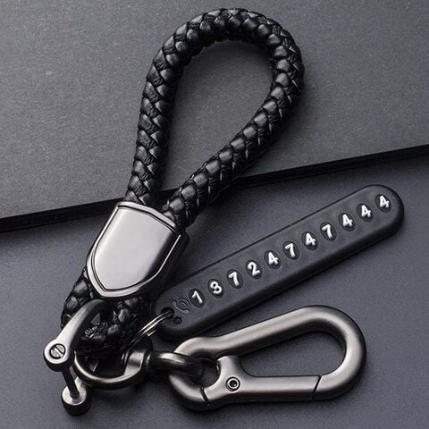 Buy Car Keychain Accessories with Key Ring & Anti-Lost D-Ring Key Chain  Holder Clip for Men and Women, ​Metal Keychain Car Fob Online - Shop  Automotive on Carrefour UAE