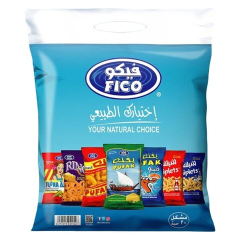 Fico Your Natural Choice Assorted Chips 15g x Pack of 20