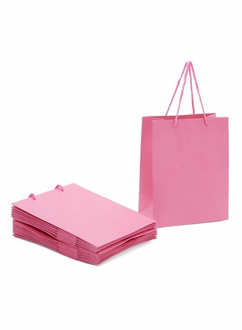 Pink paper gift clearance bags