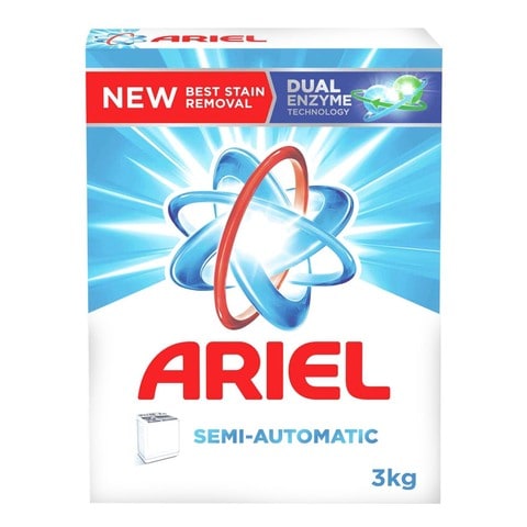 Ariel Semi-Automatic Laundry Detergent Powder Original Scent Stain-free Clean Laundry  Washing Powder 3kg