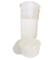 ProdelPak Round Paper Bowl PE White 1300ML PP Lid 20 Pieces