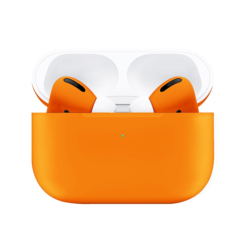 Buy Apple Airpods Pro, Bright Orange Painted ORO - Shop Smartphones, Tablets & Wearables on UAE