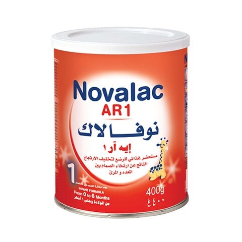 Buy NOVALAC A R1 BABY FOOD STAGE 1  FROM BIRTH TO 6 MONTHS 400G in Kuwait