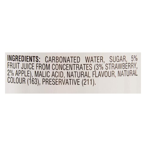 Espirit Strawberry Sparkling Water With 5% Fruit Juice 300ml