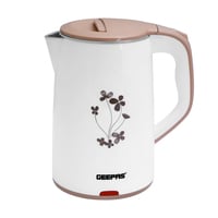 Geepas Gk6138 1500W 1.8L Double Layer Electric Kettle, Cordless |Stainless Steel Inner, Boil Dry Safety &amp; Auto Shut Off | Heats Up Quickly &amp; Easily | Boiler For Hot Water, Tea &amp; Coffee