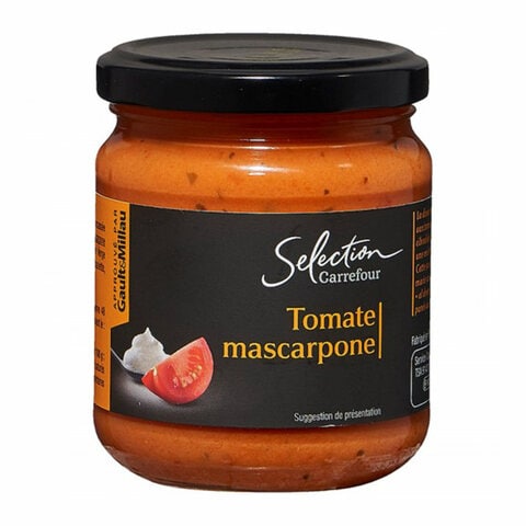 اشتري كارفور صلصة الطماطم ماسكاربوني 190 جرام في السعودية