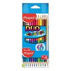 اشتري Maped Peps Duo ColorPeps Colour Pencil Multicolour Pack of 12 في الامارات