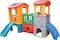 Rainbow Toys, Indoor-Outdoor Twin Tower Playhouse And Slide For Kids Activity Rbwtoy16309 Play House Size: 300&times;185&times;125cm