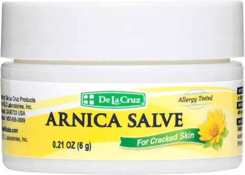 De La Cruz Arnica Salve, Foot Cream For Dry And Cracked Feet And Moisturizing Hand Lotion For Dry Hands, 24 Hour Moisture For Dry And Rough Skin (Trial Size)