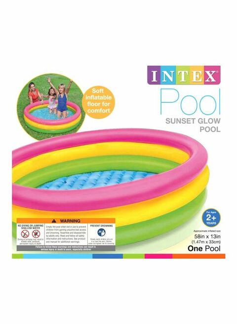 Buy Intex Sunset Glow Inflatable Pool 57422Ep 147X33Cm Online - Shop Toys &  Outdoor on Carrefour UAE