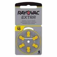 Rayovac Extra Advanced Hearing Aid Batteries Size 10 &ndash; One Card