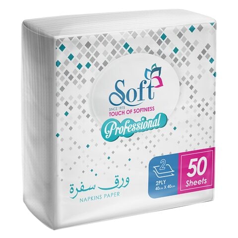 Soft Napkin Tissues 2 Ply 50 Sheet