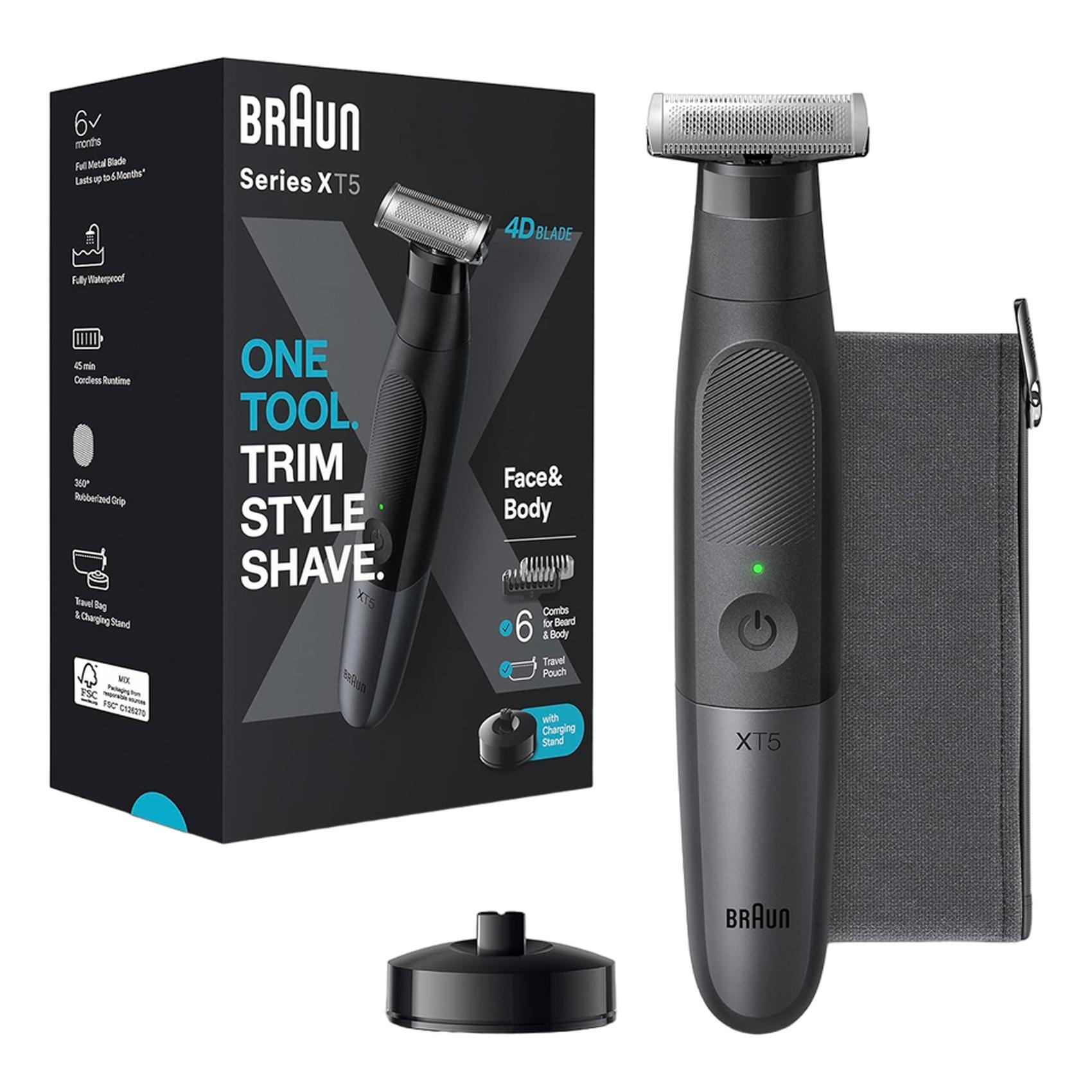 Braun Electric Razor for Men, Series 8 8457cc Electric Foil Shaver with  Precision Beard Trimmer, Cleaning & Charging SmartCare Center, Galvano  Silver