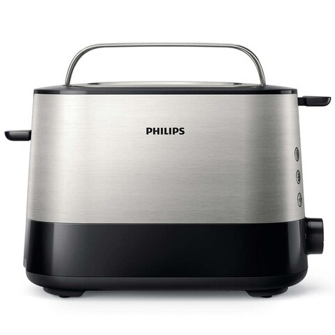 Philips Metal And Plastic Toaster 950W HD2637 Multicolour