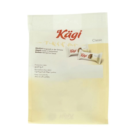 Kagi Classic Swiss Chocolate Wafer Speciality 125g
