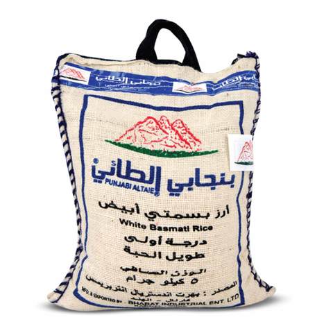 Buy Punjabi Al Taie White Basmati Rice 5kg in Saudi Arabia