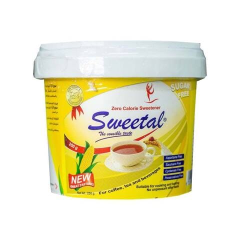 Buy Sweetal Stevia Sugar Jar - 250 gram Online - Shop Food Cupboard on ...