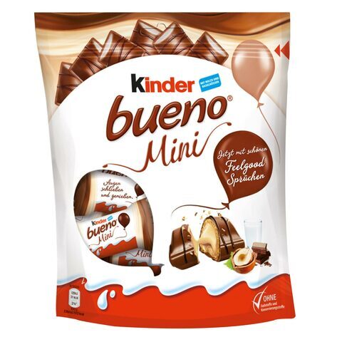 Kinder Bueno Mini Milk Chocolate Bars In Wafer With Hazelnut Cream Multi Pack Individually