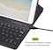 Ntech iPad Mini 4 Keyboard Case 7.9&quot; Ultra Slim Shell Stand Cover With Magnetically Detachable Wireless Bluetooth Keyboard For Apple iPad Mini 4 Black