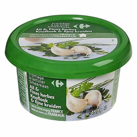 Carrefour Cheese Spread Garlic And Sweet Herbs 150g