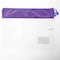 Maxi B4 Eva Single Zipper Bag with Name Card Holder Purple